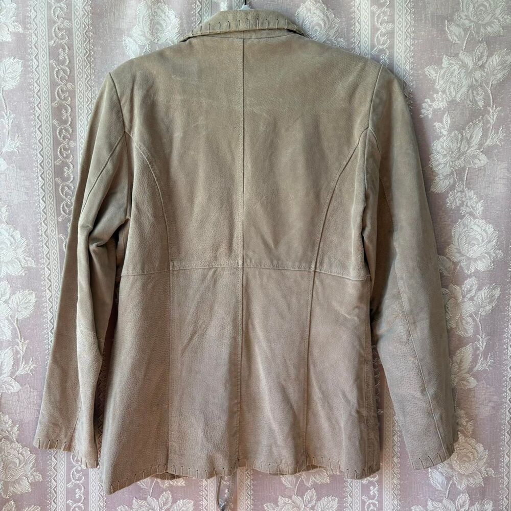 Joe Boxer Women's Suede Jacket - Picture 2 of 4